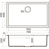 Мойка OMOIKIRI YAMAKAWA 75Т INTEGRA-CH Tetogranit/шампань 4997282